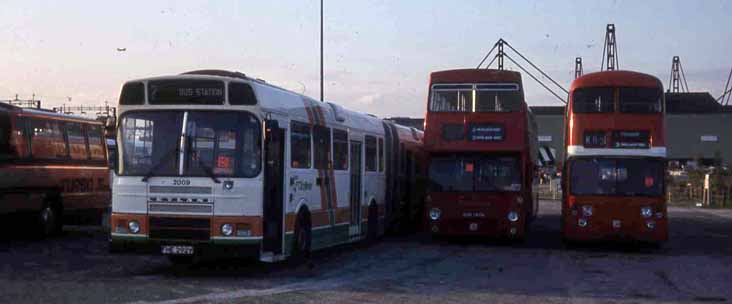 South Yorkshire PTE Leyland-DAB 2009, Midland Red Daimler Fleetlines MCW 2747 & Alexander